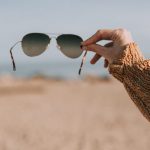 Sunglasses on the beach