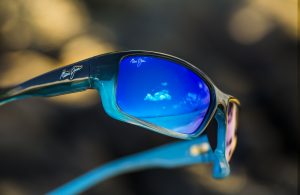 Maui Jim frames with blue lens style
