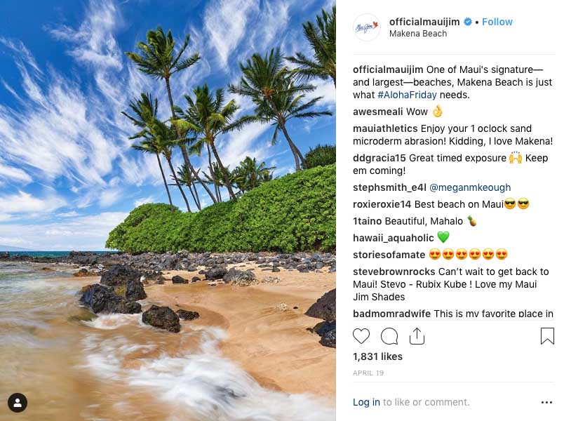 Official Maui Jim Social Post