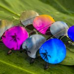 4 Pele's Hair sunglasses on leaf