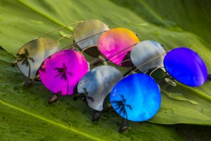 4 Pele's Hair sunglasses on leaf
