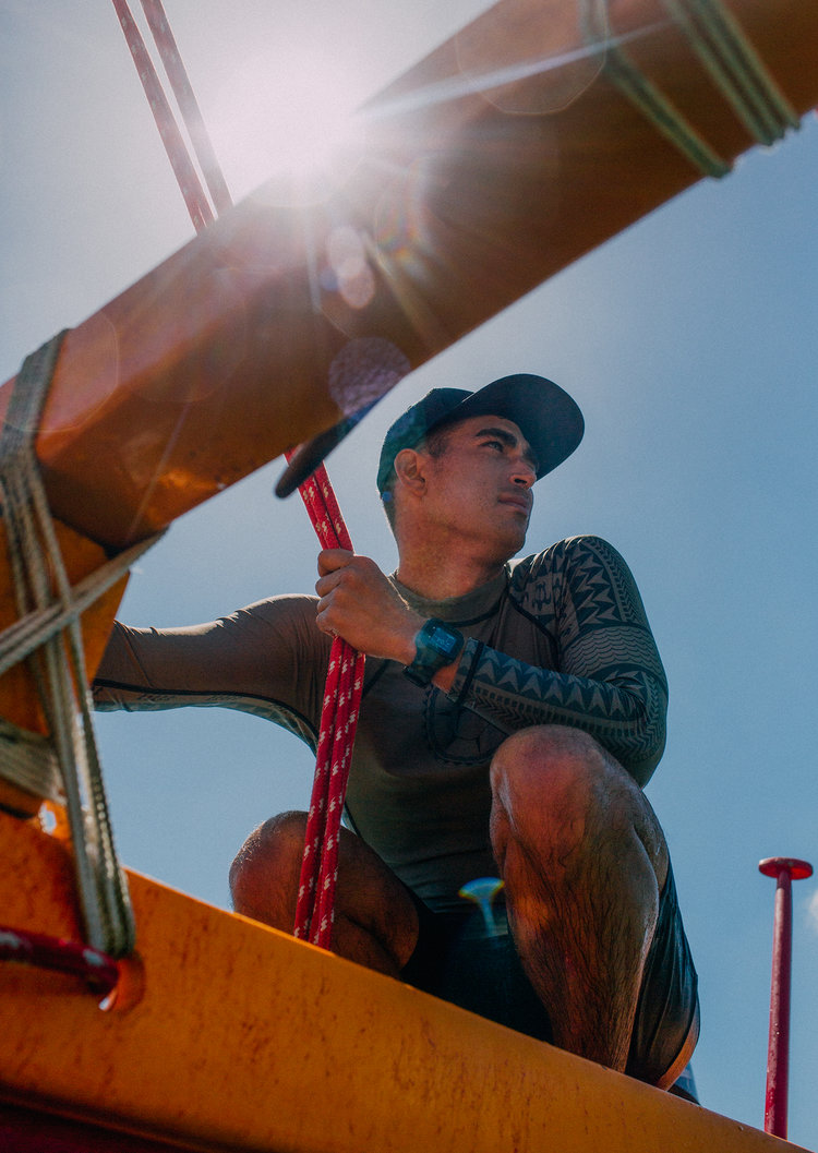 Austin on canoe