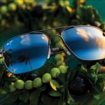 Aviator sunglasses on leis