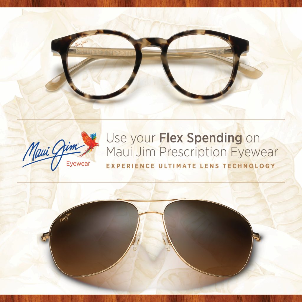 Eyeglasses and sunglasses frontals - flex spending