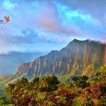 Maui Mountain with Rainbow
