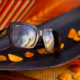 Two Steps sunglasses on a wooden bowl